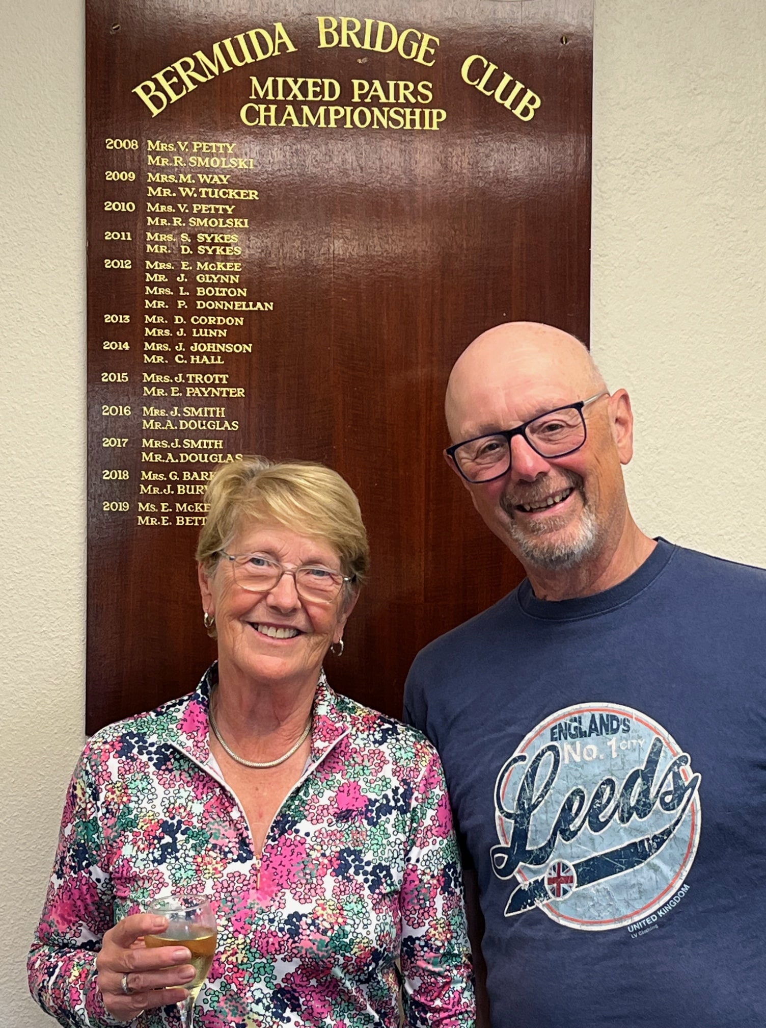 MIXED PAIRS CHAMPIONS 2023 Club Championships News